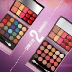 Hilary Rhoda The Book of Makeup | 20 Eyeshadows | 2 Highlighters | 2 Blushes | 2 Contours | 6 Cream Lip Glosses | Dual Ended Brush | Long Lasting | Blends Easily- 23.4g (Shade 2) - Fast UK Delivery - Image 7