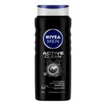 NIVEA MEN Active Clean Shower Gel,500 ml (Pack of 1) - Fast UK Delivery