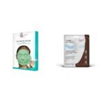 O3+ Sea White Brightening Facial Kit With Peel Off Mask Suitable (45g, Single Use Facial Kit) & O3+ Caffeine Bomb Anti Dark Circle Eye Patch & Eye D Tan (single use only) 5G Combo - Fast UK Delivery
