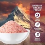 Keya Himalayan Pink Salt 1kg | Mineral rich Salt for Healthy Cooking | Sendha Namak for Healthy Life | Mineral Rich Salt | Low Sodium | Packed with 84 Minerals - Fast UK Delivery - Image 7