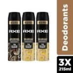 Axe Dark Temptation Men's Deodorant (Pack of 1) + Axe Gold Temptation Long Lasting Deodorant Bodyspray For Men (Pack of 2) - Fast UK Delivery - Image 3