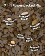 True Elements 7 in 1 Seeds Mix 250g - Edible Seeds | Healthy Seeds | Healthy Snacks | 100% Natural and Roasted Seeds - Fast UK Delivery - Image 3