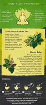 Organic India Tulsi Sweet Lemon - 25 Tea Bags - Fast UK Delivery - Image 4