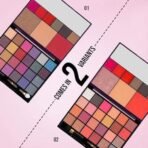 Hilary Rhoda The Collective Face Palette | 3 Cream Lip glosses | 3 Eyebrow Colours | Highlighter | Contour & Blush | 24 Eyeshadow | Highly Pigmented Face Palette | Blends Easily | 55g (Multi-2) - Fast UK Delivery - Image 7