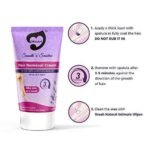 ORAAH Smooth n Sensitive Hair Removal Cream For Women | Natural Painless Removal For All Skin Types With Lavender -50G (Pack Of 3) - Fast UK Delivery - Image 5