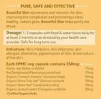 ORGANIC INDIA Beautiful Skin Capsules - Pack of 60 Veg Capsules - Image 4