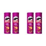 Kellogg's Pringles Desi Masala Tadka 107g (Pack of 4) - Fast UK Delivery