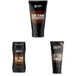 Beardo DeTan Combo | DeTan Bodywash for Men 200ml, DeTan Coffee Face Wash 100ml & BD DeTan Face Scrub Tube 100g (Set of 3) - Fast UK Delivery