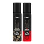 Axe Signature Dark Temptation 200ml, Axe Signature Intense, Long Lasting No Gas Body Perfume For Men 200ml, Pack of 2 - Fast UK Delivery