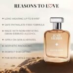 Just Herbs Relaxing Salt & Sand EDP Perfume for Men and Women 50ml, Long Lasting Eau Da Parfum Fragrance Unisex Body Spray - Fast UK Delivery - Image 4