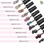 Plum Color Affair Nail Polish All That Glitters Collection | 3D Finish With Pearls & Glitters | 7-Free Formula | 100% Vegan & Cruelty Free | Emerald Sheen - 168 - Fast UK Delivery - Image 7