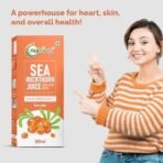 Nutriorg Sea Buckthorn Juice, Himalayan Berry, Enrich With Omega 3,6,7 & 9, Rich in Vitamin C, No Added Sugar (500 ml, Pack of 3) - Fast UK Delivery - Image 5