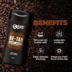 Beardo Detan Combo For Men (Set of 2) | Detan Body Wash & Detan Face Wash with Powerful Coffee Extract for Tan Removal | Hydrates & Exfoliates Men's Skin for Oil Control - Fast UK Delivery - Image 4