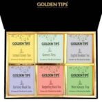 Golden Tips Aroma Black & Green Tea Assortment Individual 6 Flavour Envelope - Tea Bags (58 Gram - 30 Tea Bags) - Fast UK Delivery - Image 4