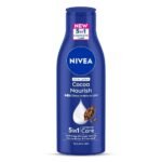 NIVEA Cocoa Nourish 200ml Body Lotion with Deep Moisture Serum| 48 H Moisturization | With Cocoa Butter & Coconut Oil | Non Greasy & Healthy Looking Skin |For Very Dry Skin - Fast UK Delivery