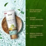 WOW Skin Science Neem & Hyaluronic Acid Pimple Care Face Scrub | Anti-Bacterial | Unclogs Pores | Removes Impurities | Improves Skin Elasticity | Hydrates Skin | 100gms - Fast UK Delivery - Image 5