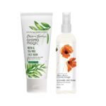 Aroma Magic Combo | Neem and Tea Tree Face Wash (Niacinamide) + Aromatic Skin Toner | Oily Skin | 100ml Each | Pack Of 2 - Fast UK Delivery