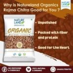 Natureland Organics Rajma Chitra 500 Gm - Organic Healthy Pulses - Fast UK Delivery - Image 5
