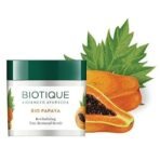 Biotique Papaya Tan Removal Brightening & Revitalizing Face Scrub | Gentle Exfoliation | Smooth and Clear Complexation | 100% Botanical Extracts| Suitable for All Skin Types | 75g - Fast UK Delivery - Image 3