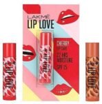 LAKME Lip Love Chapstick, Spf15, Cherry, 4.5 g And Lip Love Chapstick, Caramel, 4.5g - Fast UK Delivery - Image 2