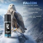 Beardo Falcon Perfume Deo 150ml | Amber Fresh Musk | Deodorant | Body Spray For Men | Long Lasting Fragrance | Gift For Brother | Gift For Friends - Fast UK Delivery - Image 5