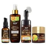 WOW Skin Science Ultimate Vitamin C Skin Care Kit - Consists Brightening Vitamin C -Foaming Face Wash with Brush | Mist Toner | Face Serum | Face Cream. No Parabens, Silicones, Color - 430mL - Fast UK Delivery - Image 2