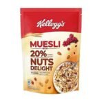 Kellogg's Combo, Kellogg's Corn Flakes Original, 1.2 kg and Kellogg's Muesli with 20% Nuts Delight Pouch, 750 g - Fast UK Delivery - Image 6
