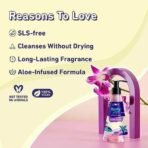Plum BodyLovin' Orchid-You-Not Shower Gel | SLS-Free Body Wash For Women | Long Lasting Fresh Floral Fragrance | Aloe-Infused Nourishing Body Cleanser For Soft & Smooth Skin (240 ml) - Fast UK Delivery - Image 5