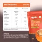 ALPINO Peanut Crackers Chipotle Honey 200g Made with Roasted Peanuts & Chipotle Honey Seasoning - 18g Protein, 0 Cholesterol, 0 Trans Fat, Healthy Snack Indian Spices Coated Peanuts - Fast UK Delivery - Image 3