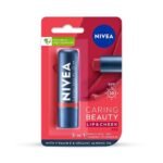 NIVEA Lip Caring Beauty Red Lip Balm | Lip & Cheek Tint with SPF 30 - Fast UK Delivery
