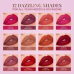 Just Herbs Matte Lipstick, Hydrating Nourishing and Liquid Waterproof Long Stay Relaxed Matte Bullet Lipsticks for Women 4.2 gm - Fast UK Delivery - Image 4