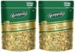 Happilo Premium Seedless Fresh Green Raisins Kishmish Nutritious Rich In Iron Value Pack 500Gram(Pack Of 2) - Fast UK Delivery - Image 2