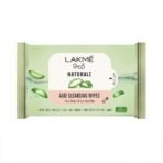 LAKME 9To5 Natural Aloe Cleansing Wipes, 141 G - Fast UK Delivery