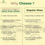 Yugmantra Organic Foods -100 % Natural Pure & Fresh Danedar A2 Milk Sahiwal Desi Cow Ghee 500 Ml | Bilona Method | Lab Tested | Desi Ghee | Highly Nutritious | Boost Immunity & Energy - Fast UK Delivery - Image 4