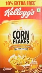 Kellogg's Corn Flakes, Real Almond and Honey, 650g (Extra 10%) - Fast UK Delivery - Image 2