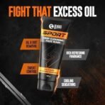 Beardo Sports Face Wash for Men- 100g | Dirt & Oil Control | Menthol Cooling & Refreshing Cleanser | Face wash for Oily skin | Face wash Suitable for all Skin types - Fast UK Delivery - Image 4