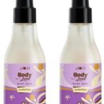 Plum BodyLovin' Vanilla Vibes Body Mist | Long Lasting Vanilla Fragrance For Women With Warm & Cozy Vanila Scent | High On Fun | Travel-Friendly Perfume Body Spray 100 ml (Pack of 2) - Fast UK Delivery
