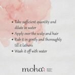 moha: Anti-Dandruff Shampoo With Perfect Blend Of Hibiscus & Tea Tree Oil For Men & Women all types of hairs - 200ml (Pack of 1) - Fast UK Delivery - Image 4