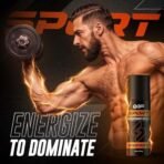 Beardo Sport Energy Deodorant Spray 150Ml | Body Spray Perfume For Men | Deo For Men | Fresh Long-Lasting | Christmas gift for men | Gift For Friends | Gift for men - Fast UK Delivery - Image 3
