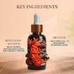 Just Herbs Ayurvedic Kimsukadi Tail For Dark Spots, Pigmentation & Glowing skin - SLS & Paraben Free Facial Oil For All Skin Types 15 ml - Fast UK Delivery - Image 7