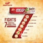 Dabur Red Toothpaste - 100g | Fluoride Free| Helps in Bad Breath Treatment, Cavity Protection, Plaque Removal |For Whole Mouth Health| Power of 13 Potent Ayurvedic Herbs - Fast UK Delivery - Image 4