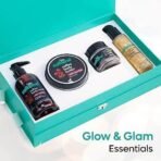 mCaffeine Coffee Glam Body Gift Set for Special Occasions | Luxury Gift Kit with mcaffeine products Body Wash, Butter, Scrub & Shimmer | Valentine Present For Women Men, Him Her | Birthday Anniversary Wife | Pampering Gift for Couples for all Occasions - Fast UK Delivery - Image 5