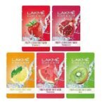 LAKME 100% Natural Fruit Extract Sheet Mask Combo, 20 Ml (Pack Of 5) - Fast UK Delivery - Image 5