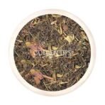 Golden Tips Healthy/Natural and Organic Loose Leaves Roseherb Green Tea Tin Can (100 Gram, 50 cups) - Fast UK Delivery - Image 5