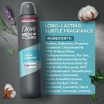 Dove Men+Care Clean Comfort Dry Spray Antiperspirant Deodorant, Up To 48 hrs Protection From Sweat & Odour, Dermatologically Proven, Soothes & Moisturises Skin, Long-Lasting Crisp Fragrance, 250 ml - Fast UK Delivery - Image 6