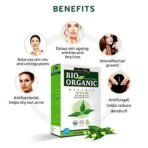 INDUS VALLEY Neem Leaf Powder | Organic Azadirachta indica 100% Pure, Organic and Natural With Extra Virgin Olive Oil For Skin & Hair Care & Massage (100g+ 100ml) - Fast UK Delivery - Image 6