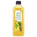 Alo frut Pineapple Fruit Drink with Tasty Aloevera Chunks & Juice | Goodness of Fruits and Aloevera | Ready-to-Serve Fruit - 150 ml (Pack of 30) - Fast UK Delivery