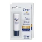 Dove Essential Nourishing Lip Care Balm, 24 hours Hydration, 4.8g (Pack of 2) - Fast UK Delivery