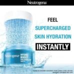 Neutrogena Hydro Boost Hyaluronic Acid Face Moisturizer 50ml | 24 hours long lasting Hydration | Oil free non sticky light water gel fast absorbing| Daily use | All Skin Types | For Men & Women 50g - Fast UK Delivery - Image 4