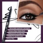 Hilary Rhoda Extreme Black Kajal | Waterproof Kajal | Smudge-proof Kajal | 24HR Stay Kajal | Single Stroke Kajal | Kajal Eyeliner | Deep Black Pigmented Kajal | Matte Finish Kajal | 0.35g - Fast UK Delivery - Image 5